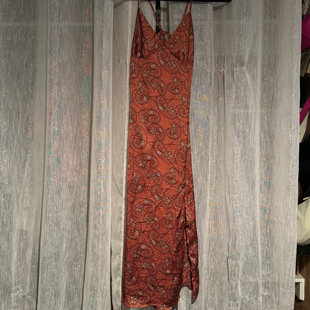 Orange dress